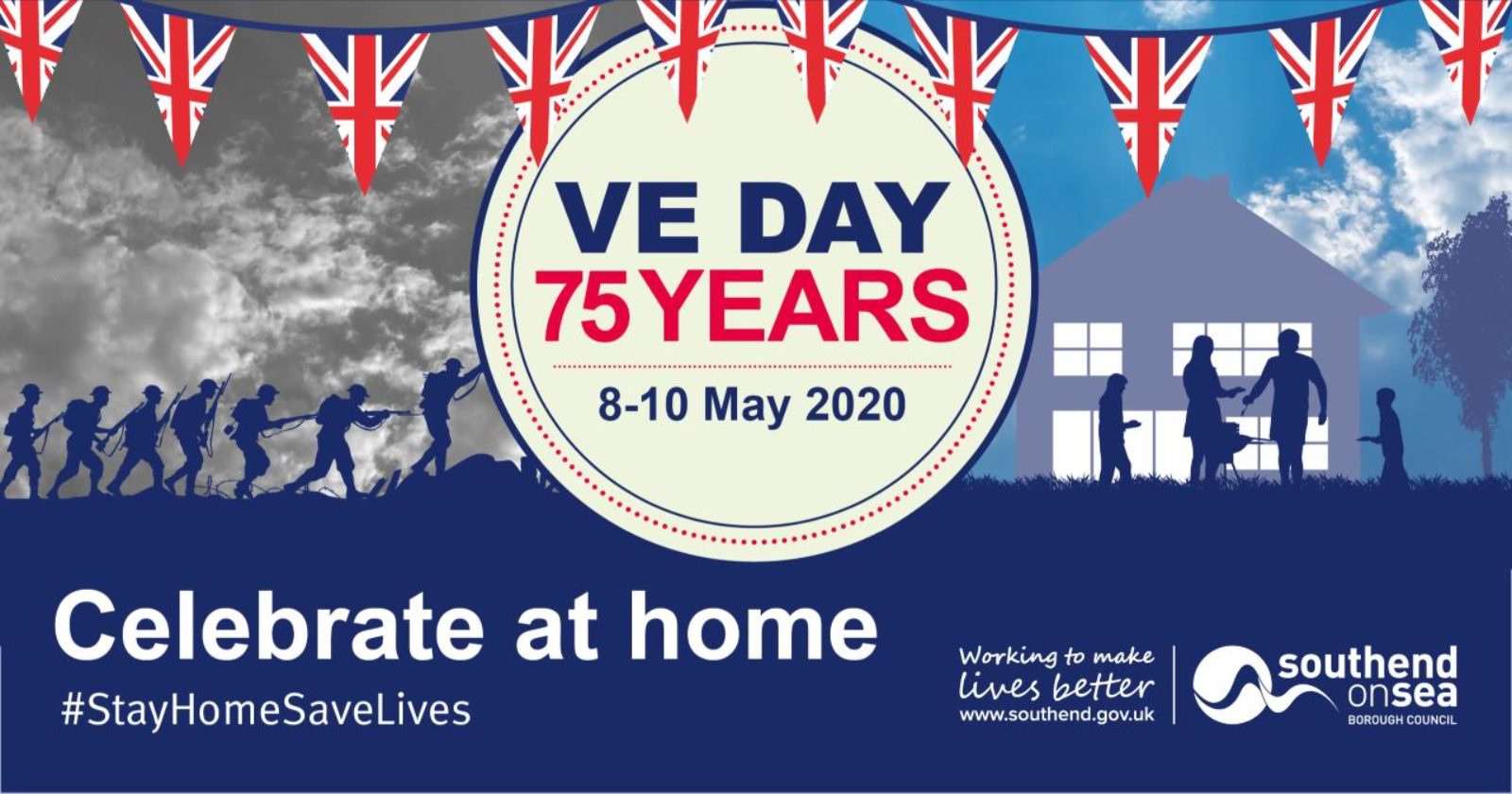 VE Day commemoration - poster